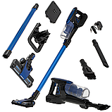 Пилосос ручний акумуляторний вертикальний Adler AD 7043 без мішка з турбощіткою, фото 2