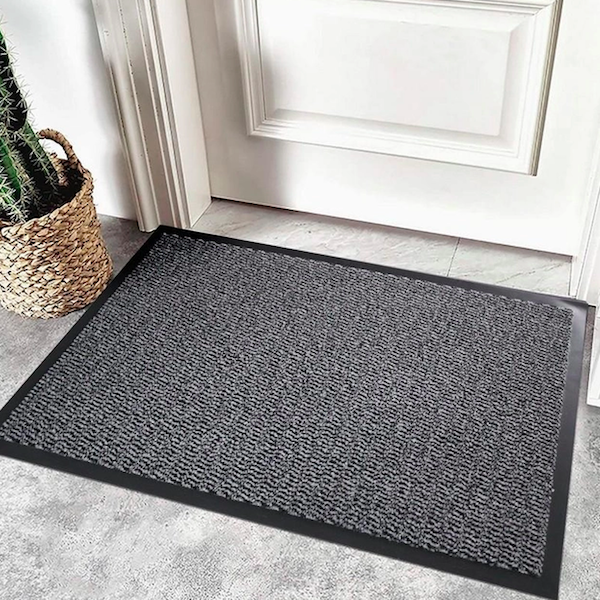 Придверний килимок Vebe Lisa(K) 50 Сірий 0.4х0.6 м Килимок для вхідних дверей брудозахисний Непромокальний килимок у передпокій, фото 1