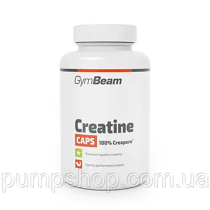 Мікронізований креатин моногідрат GymBeam Creatine Creapure 120 капс., фото 2