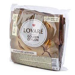 Чай чорний Lovare Golden Ceylon Золотий цейлон (50шт/уп)