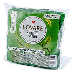 Чай зелений Lovare Specail green Особливий зелений (50шт/уп)