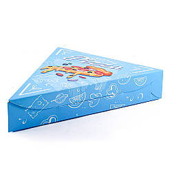 Коробка для 1 шматка піци Ø 40 см блакитна 210*18*40мм (50шт/уп)