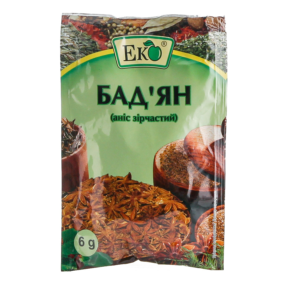 Спеція Еко Бад’ян 6г/уп