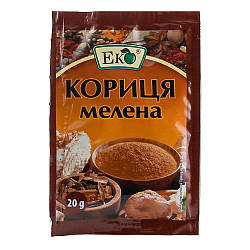 Приправа Еко Кориця мелена 20г/уп