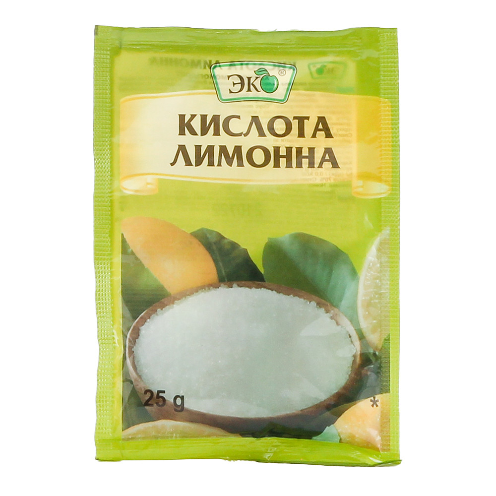 Спеція Еко Лимонна кислота 25г/уп