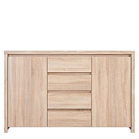 Комод KOM 2D4S Каспіан (BRW/БРВ Україна) 1430*820*400 мм