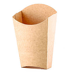 Упаковка для картоплі фрі 75*160 "XL" (45шт/уп)(450шт/ящ)