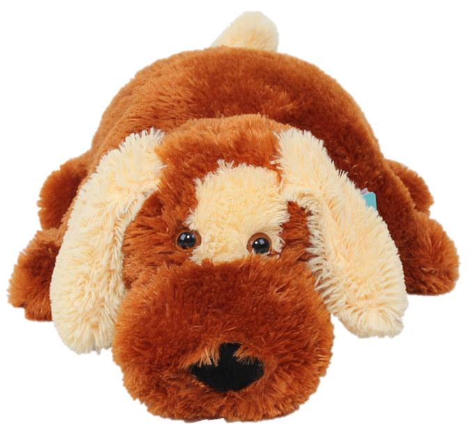 Подушка Аліна собачка Шарик 55 см коричневий - фото 1 - id-p2147195165