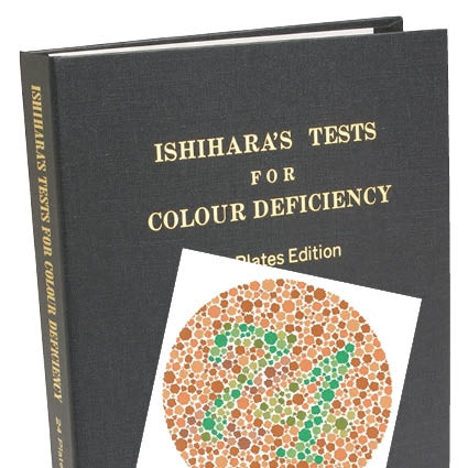 Тест Ішихара (Ishihara Test) для визначення дальтонізму, колірної сліпоти, друге видання, 2022, Японія - фото 1 - id-p360393886