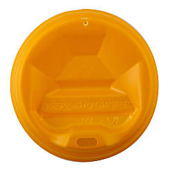 Кришка для склянки ЖОВТА КР-69 (50 шт./пач.) (3000ящ)