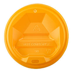 Кришка для склянки ЖОВТА КР-90 (50 шт./пач.) (20000ящ)