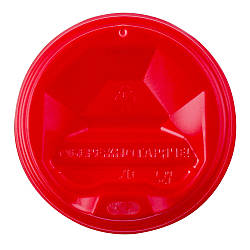 Кришка для склянки ЧЕРВОНА КР-70 (50 шт./пач) (3000ящ)