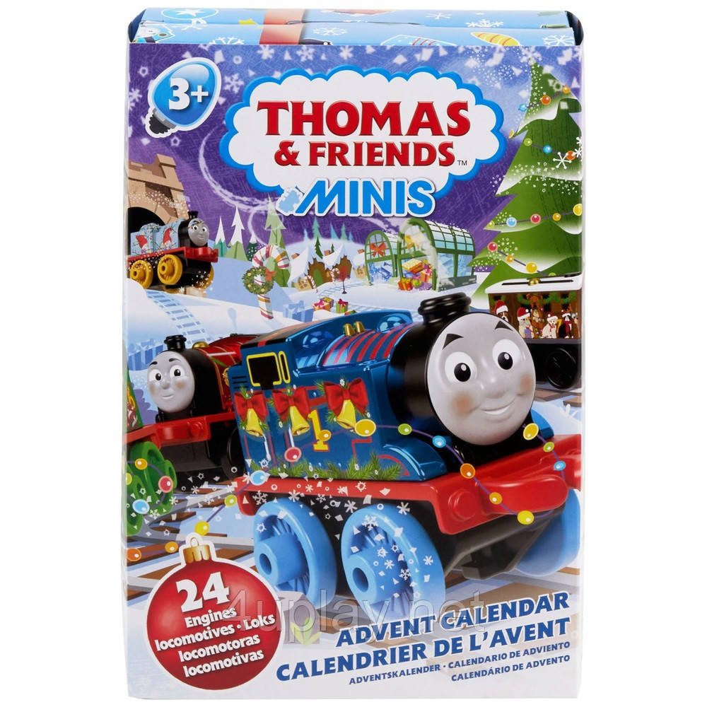 Паровозик Томас і друзі Адвент календар 2023. Thomas & Friends MINIS Advent Calendar. Подарунковий набір потягів