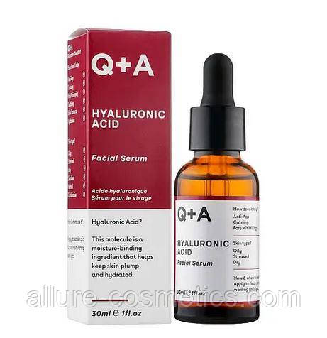 Сироватка для обличчя "гіалуронова кислота" Q+A Hyaluronic Acid Facial Serum 30ml