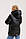 Куртка зимова для дівчинки КТ305 Бембі Y00-чорний 104, фото 10