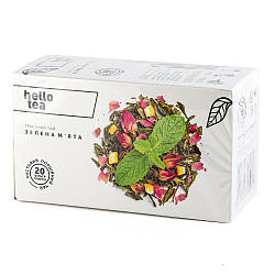 Чай Hello Tea трав'яний "Зелена м'ята" (20шт/уп)