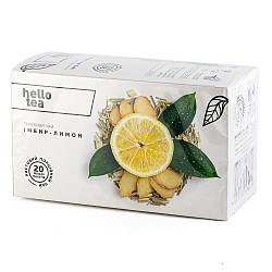 Чай Hello Tea трав'яний "Імбир-Лимон" (20шт/уп)