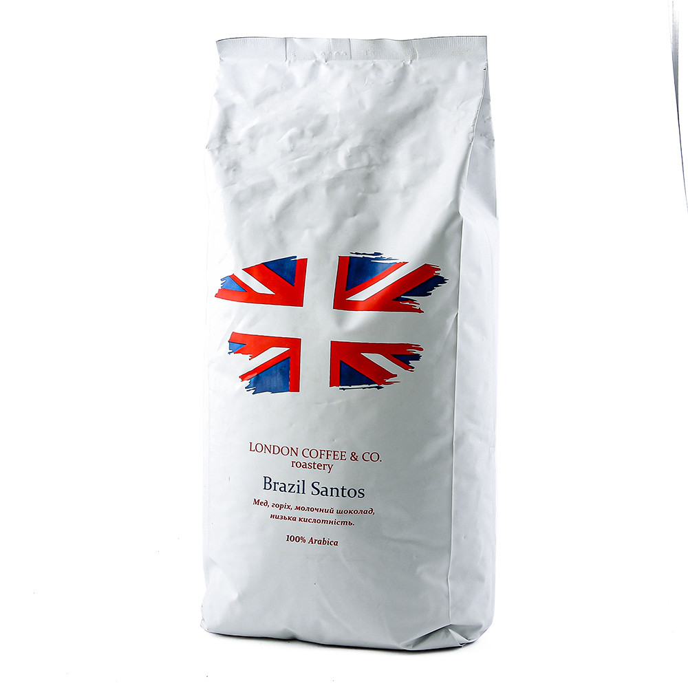 Кава зернова London Coffee & CO. roastery Brazil Santos (Бразилія Сантос) 100% арабіка 1кг