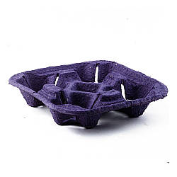 Підставка (холдер) для стакану на 4 секції ФІОЛЕТОВА 1шт (100шт/уп)