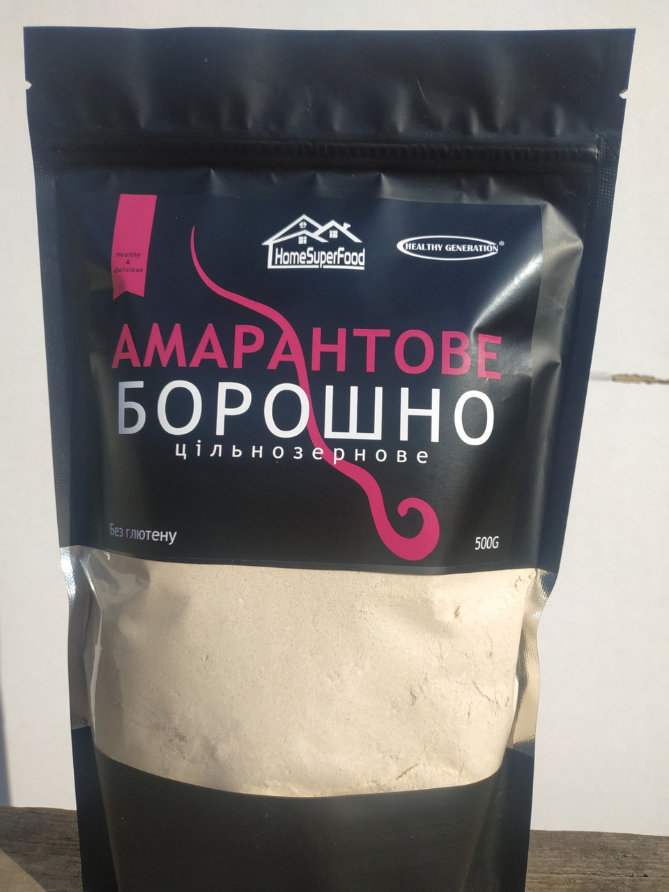 Борошно амарантове цільнозернове 500г ТМHG, фото 1