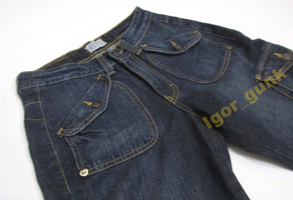 Бриджи джинсовые женские FITT, размер 36 - фото 4 - id-p360321341