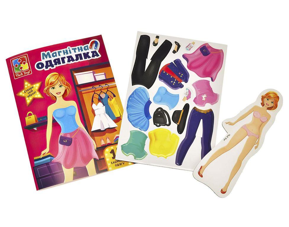 3204-31 Гра магнітний одягалка Everyday look у папці Vladi Toys