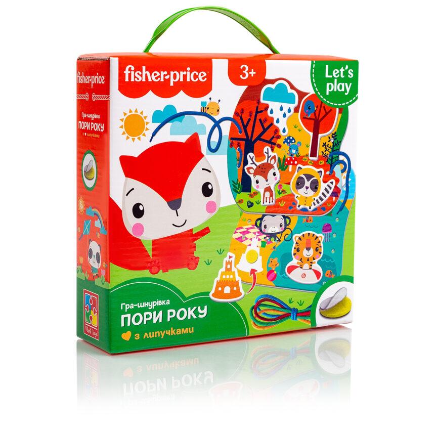 5303-25 Гра-шнурівка з липучками Fisher-Price. Пори року