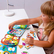 5303-25 Гра-шнурівка з липучками Fisher-Price. Пори року, фото 2