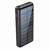 Тор! Повербанк Xionel YD-692S 20000 mA УМБ Power Bank із сонячною батареєю Black