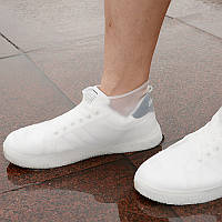 Тор! Резиновые бахилы на обувь от дождя SB-150 White S