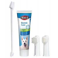 Зубна паста для тварин Trixie зі щіткою для собак (4011905025612)