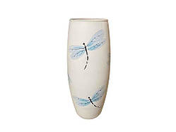 Ваза h=26см арт. 966 Стрекоза d=80мм скло ТМ ГЛАСС ТРЕЙД