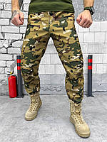 Тактические брюки для ВСУ мультикам Soft shell, Штаны армейские камуфляжные теплая зимняя военная одежда