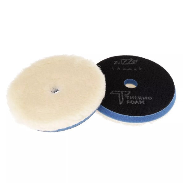 Thermo Wool Pad, blue Ø 160/30/150 Хутряний пад на синьому, середньої жорстк термо поролоні (ротор)