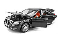 Модель автомобиля Mercedes Benz S600 уменьшеная 1:32 со светящимися фарами и звуковыми эффектами мотора e11p10