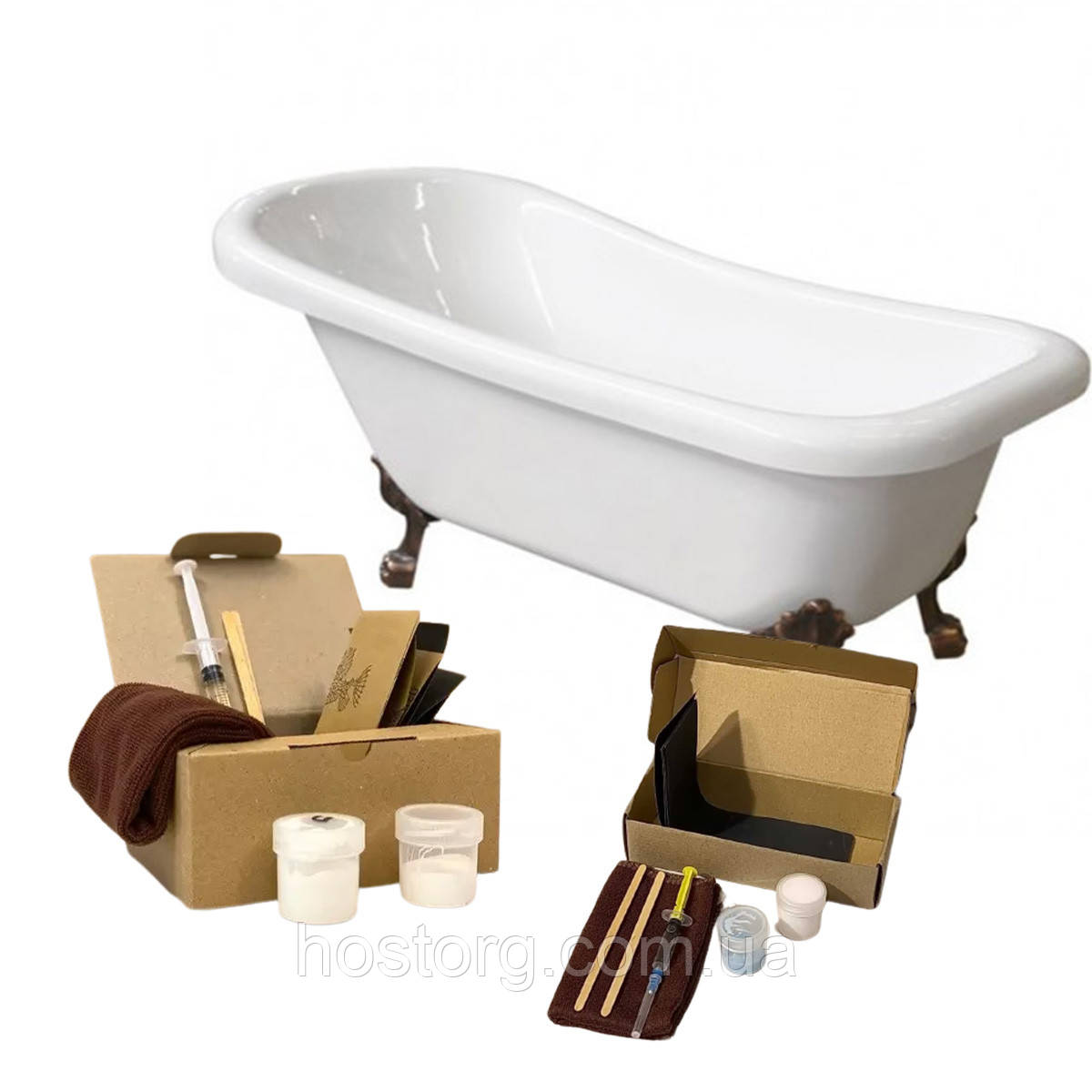 Ремкомплект Plastall Mini для ремонту сколів і тріщин на ванні