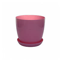 Цветочный горшок Глянец 0.8л Розовый