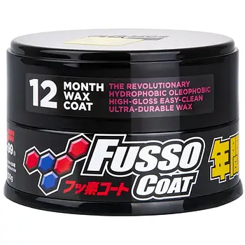 Fusso Coat 12 Months Protection – довготривалий віск для темних автомобілів 200 г