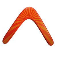 Деревянный бумеранг. Бумеранг из липы. Оранжевый бумеранг. Wooden boomerang e11p10