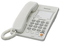 Б/У Телефон Panasonic KX-TS2363RUW. Телефон проводной Panasonic KX-TS2363RUW. Цифровой телефон Panasonic