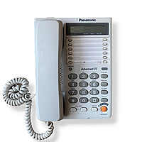 Б/У Телефон проводной Panasonic KX-TS2365RUW. Цифровой аналоговый телефон Panasonic KX-TS2365RUW e11p10