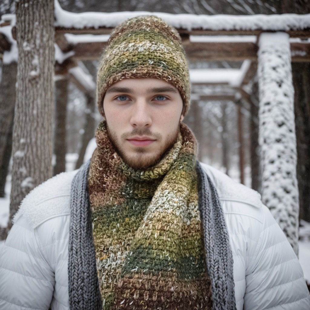 Подарунковий набір - шапка та шарф - для чоловіків, жінок та підлітків від PRIGRIZ