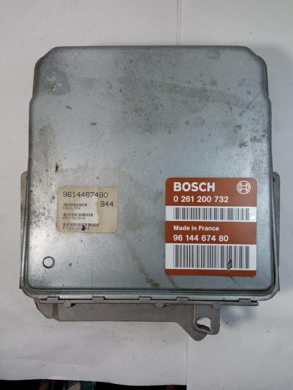 Електронний блок керування Citroen ZX 1.4L Bosch 0 261 200 732 / 96 144 674 80 / 0261200732, фото 1