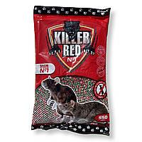 Родентицид Red Killer зерно с масляно-сырным ароматом, 550г