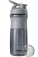 Спортивная бутылка-шейкер BlenderBottle SportMixer 28oz/820ml Grey (ORIGINAL)alleg Качество