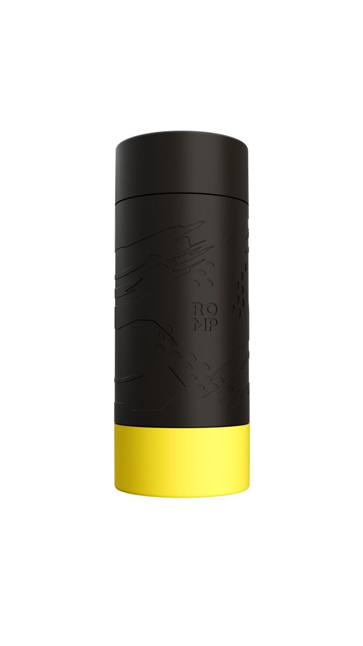 Мастурбатор з ефектом вакууму Romp Dash Black, багата текстура, багаторазовий