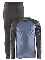 Комплект термобілизни Craft Core Warm Baselayer Set Man Granite Flow розмір INT-S