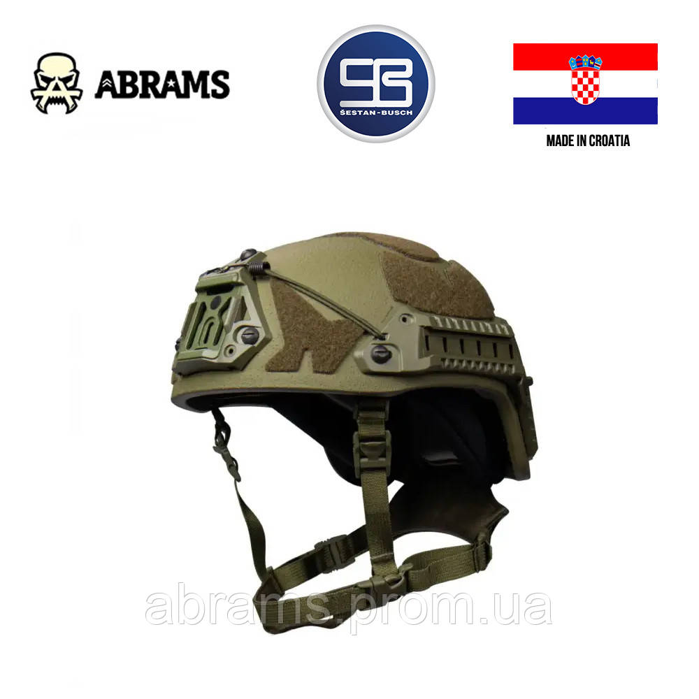 Балістичний шолом (каска) NIJ IIIA Sestan-Busch Helmet BK-ACH-HC | OD Green L