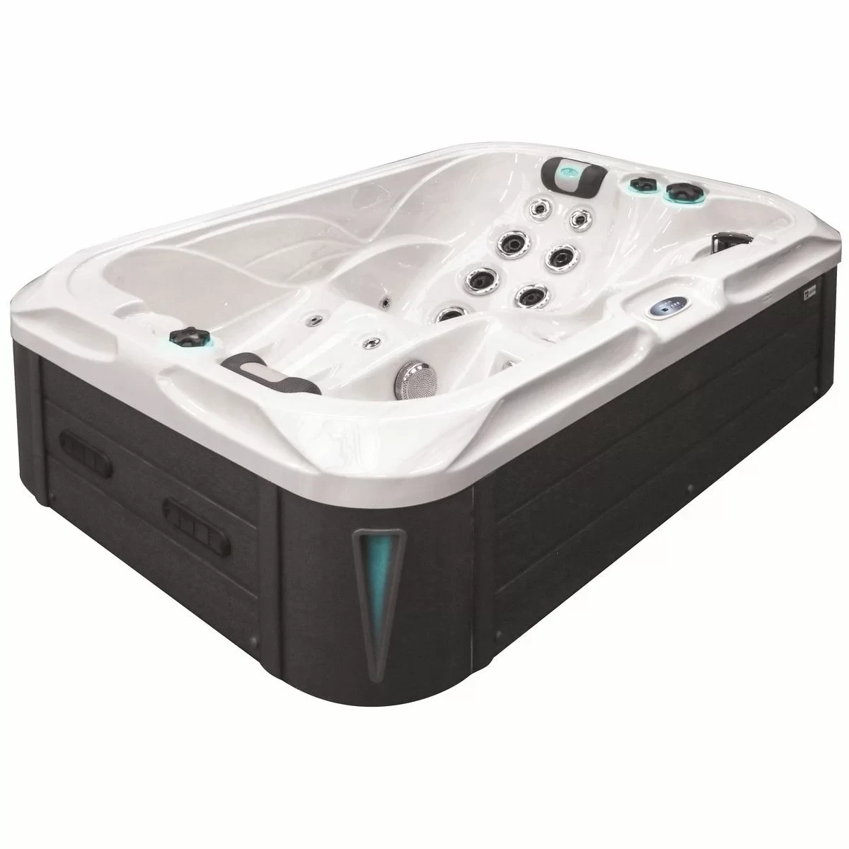 Гідромасажний басейн Passionspas Indulgence (214х143х63 см), Сріблясто-білий