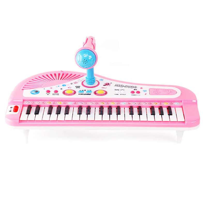 Детский синтезатор с микрофоном. Электросинтезатор для детей. Развивающая игрушка синтезатор 37 клавиш - фото 4 - id-p2022918470